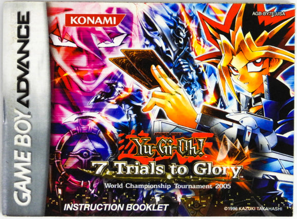 Yu-Gi-Oh 7 Trials to Glory [Manual] (Game Boy Advance / GBA)