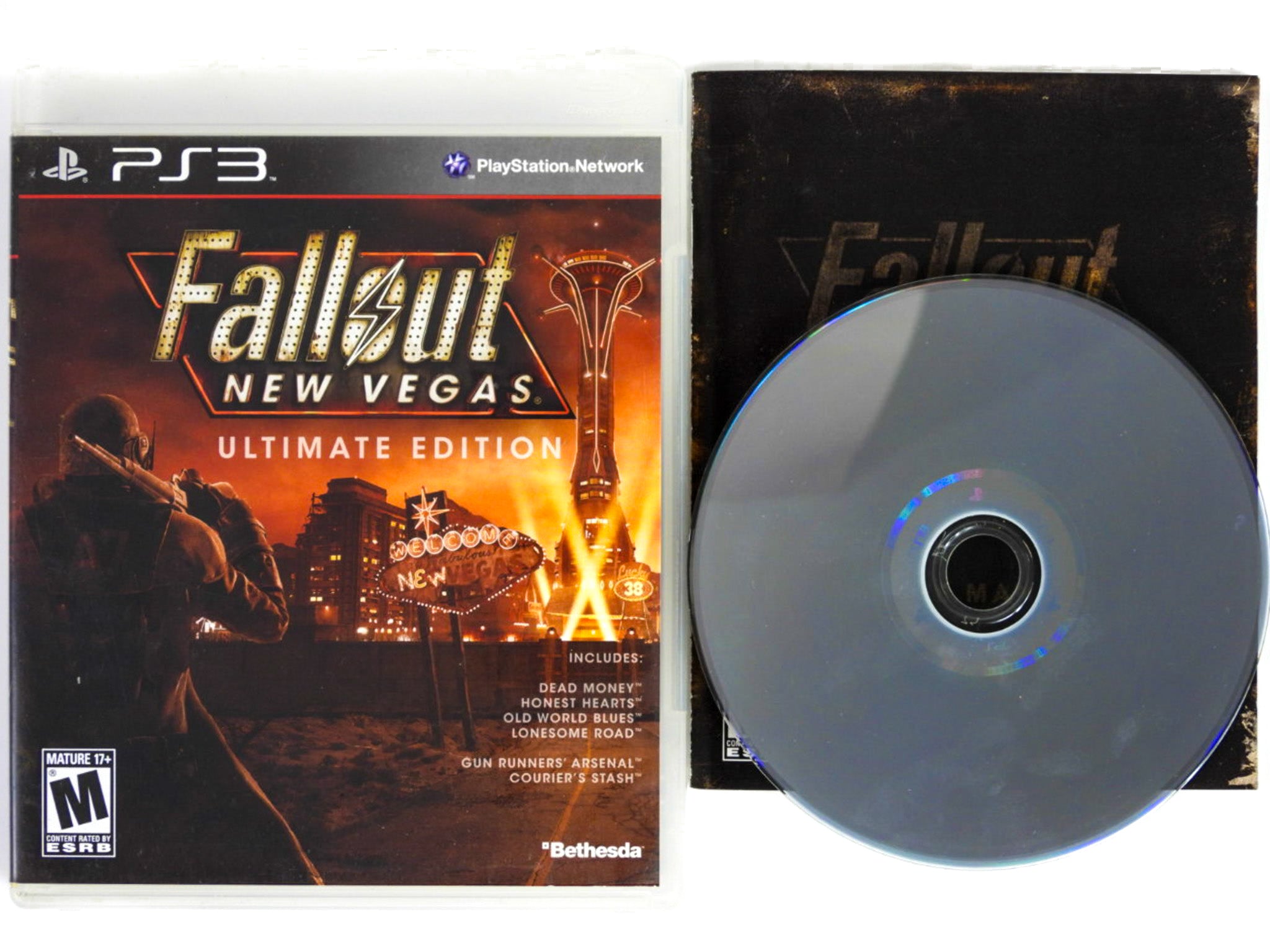 Jaquette (boîtier) Seule Du Jeu Fallout New Vegas Pour PS3 - Très Bon état