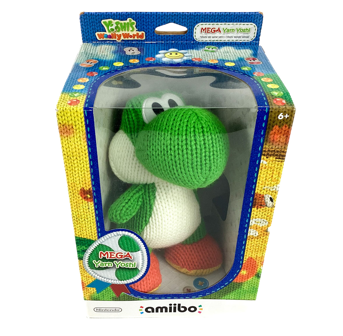 Nintendo fashion Mega Yarn Yoshi Yoshi's Woolly World amiibo Figure