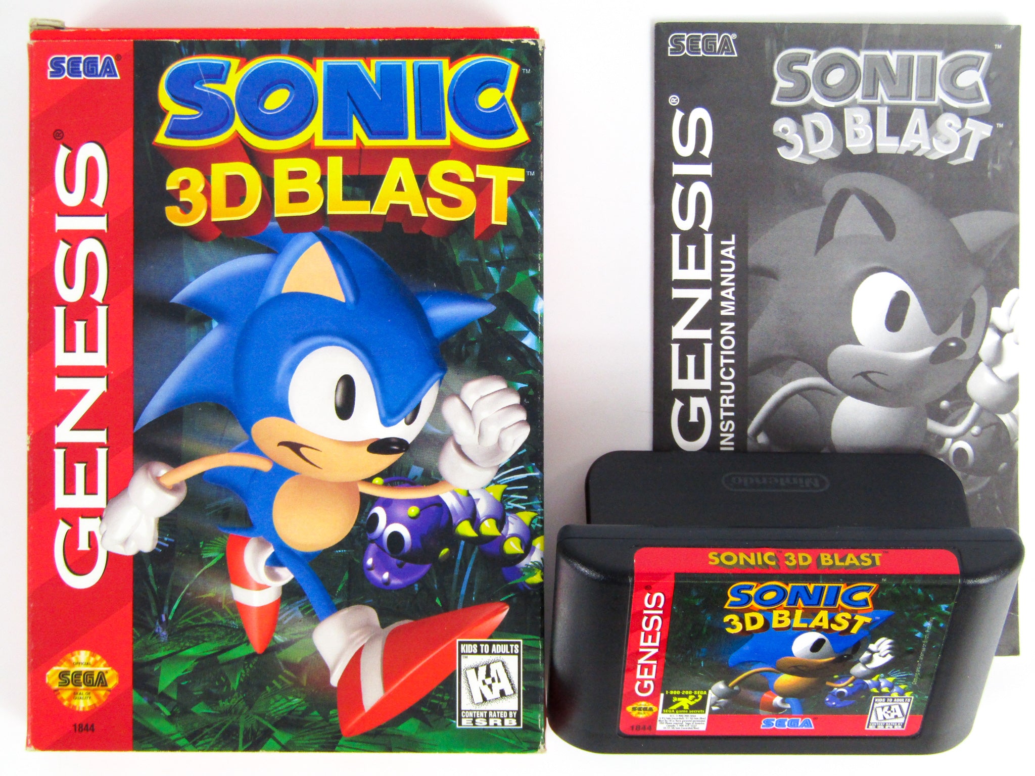Sonic 3D Blast [Carboard Box] (Sega Genesis) – Retro MTL
