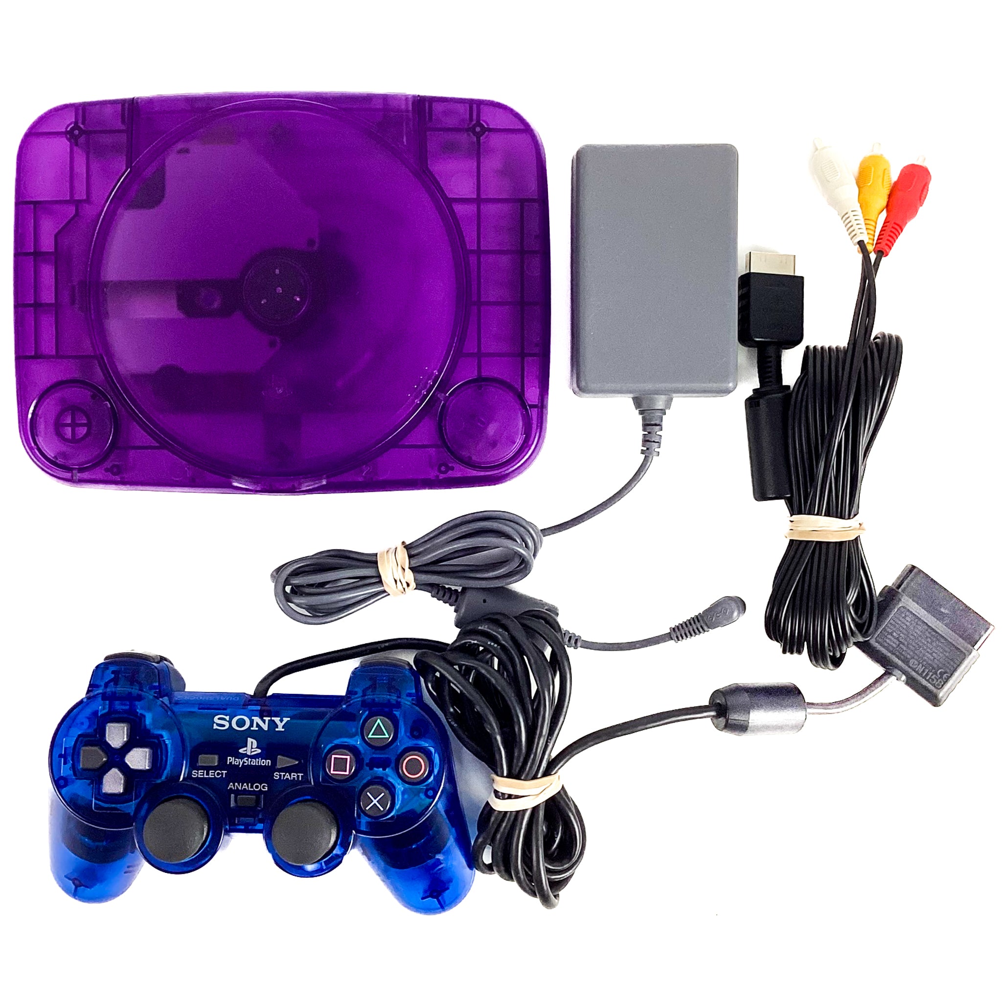 PSOne Slim System with Unassorted Controller [Reshell] (PS1) – Retro MTL