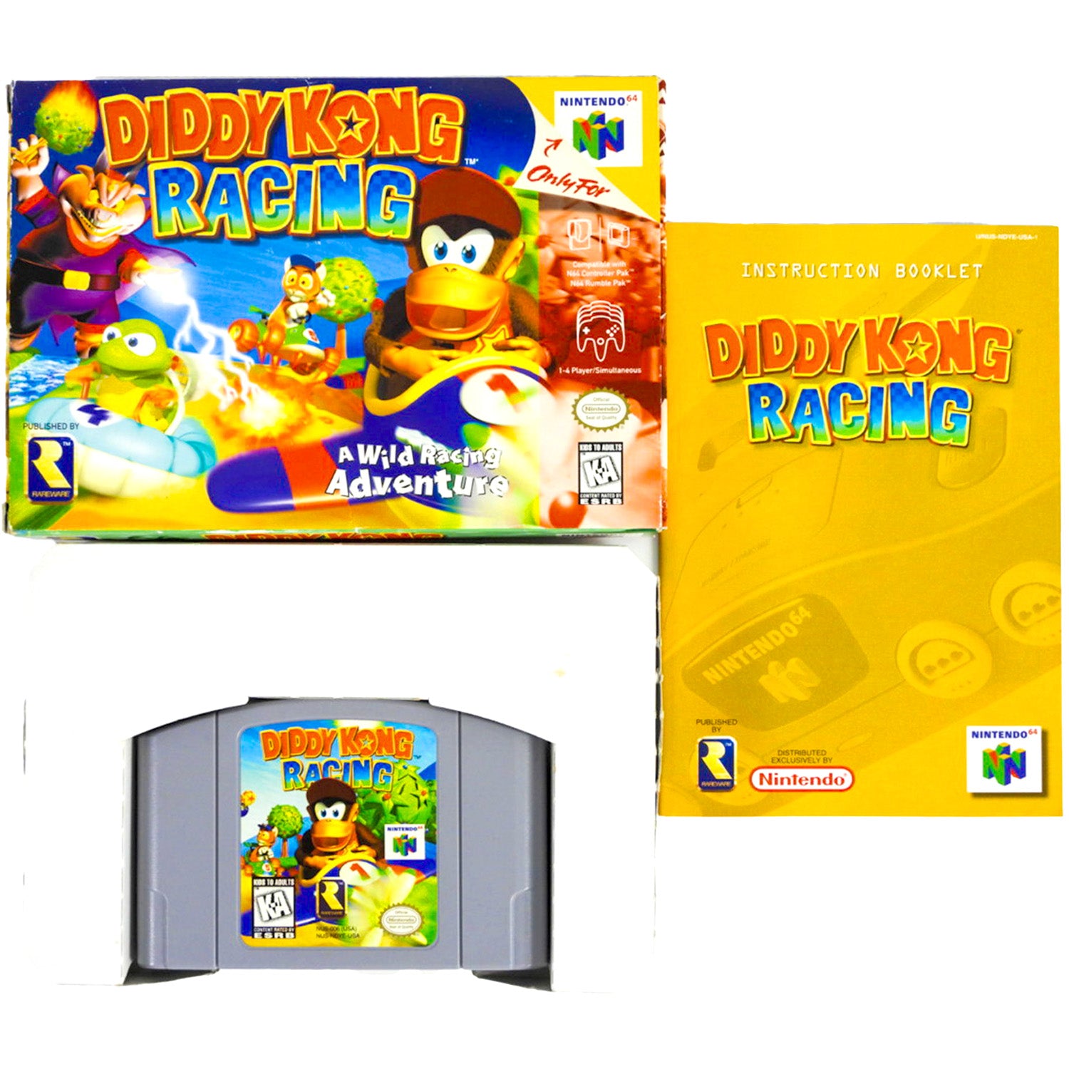 Diddy Kong Racing Sur Nintendo 64 - NEUF Sous Blister - PEGI 3