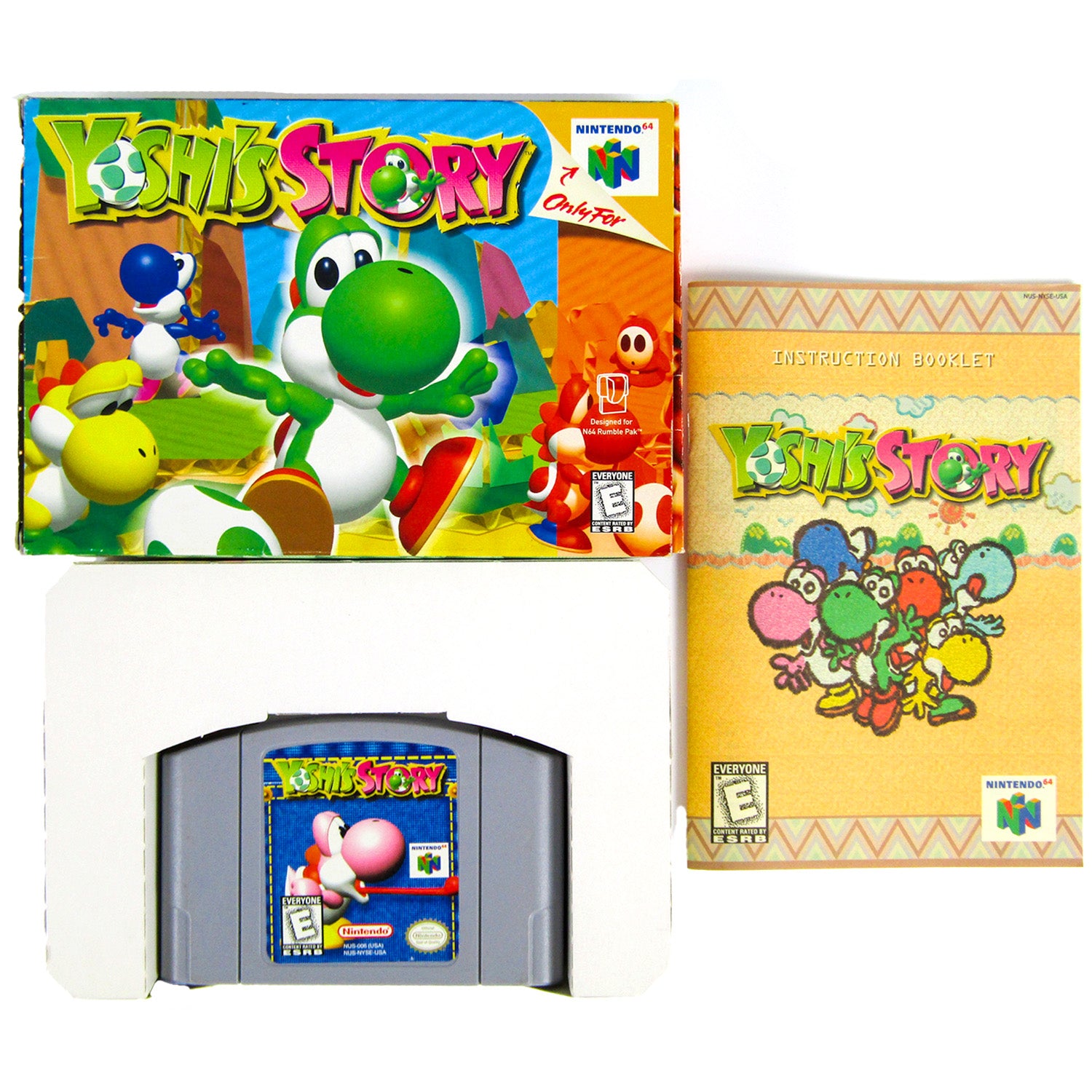 Mario 64 Yoshi's Island N64 Yoshi's Story (Nintendo 64, 1998