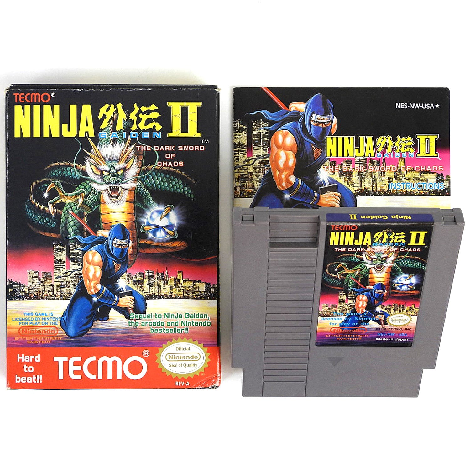 Ninja Gaiden II The Dark Sword Of Chaos (Nintendo NES)