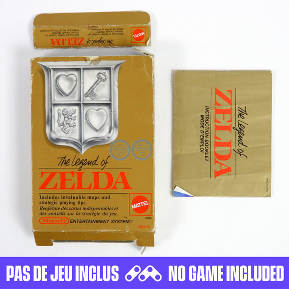 Legend Of Zelda [Mattel] [CAN Version] [Box] (Nintendo / NES)