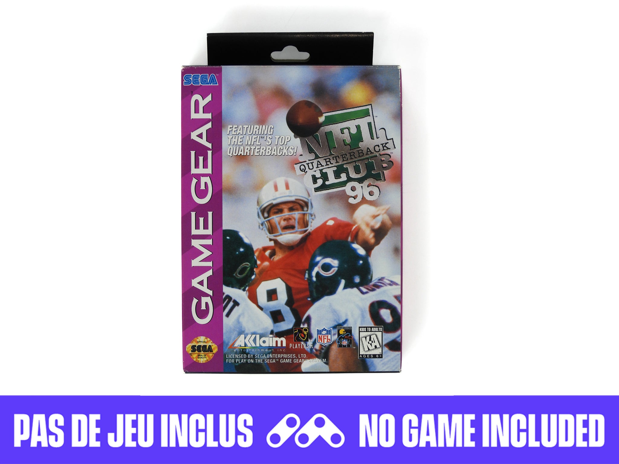NFL Quarterback Club 96 [Box] (Sega Game Gear) – Retro MTL
