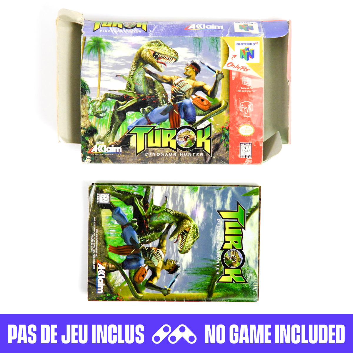 Turok: Dinosaur Hunter中古美品・N64北米版