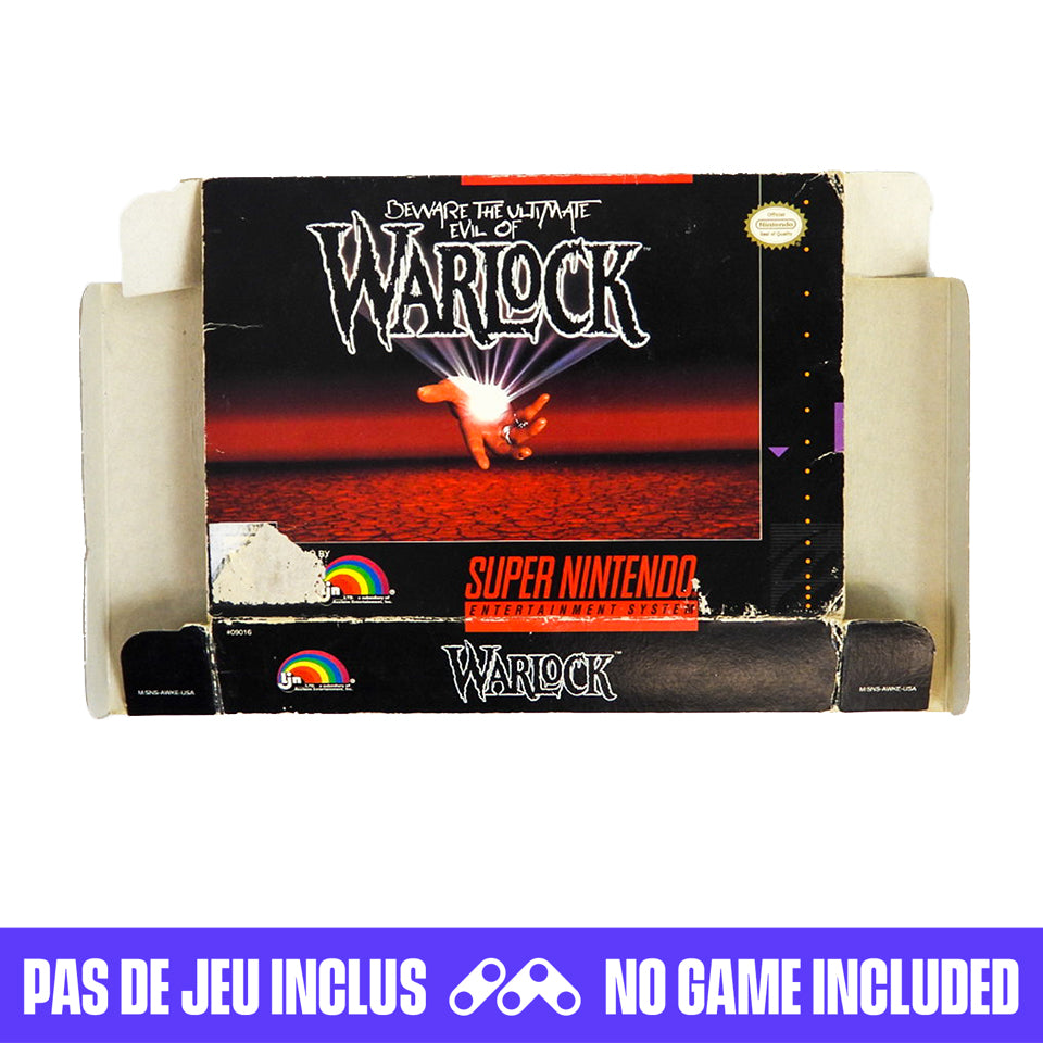 Warlock [Box] (Super Nintendo SNES) – Retro MTL