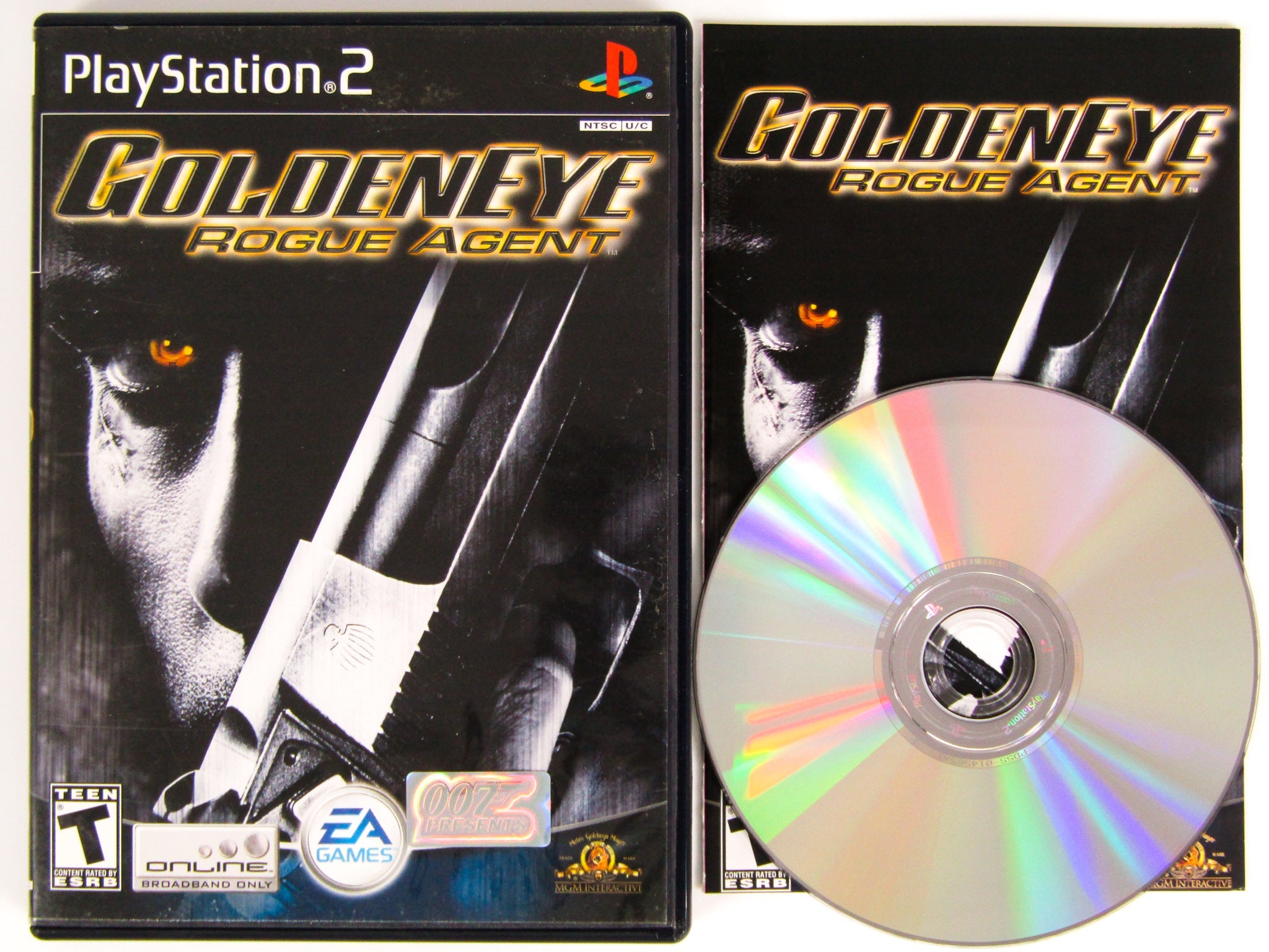 Jeu PS2 Golden Eye : Au Service du Mal complet en boîte Jeu PS2 Golden Eye : Au Service du Mal complet en boîte