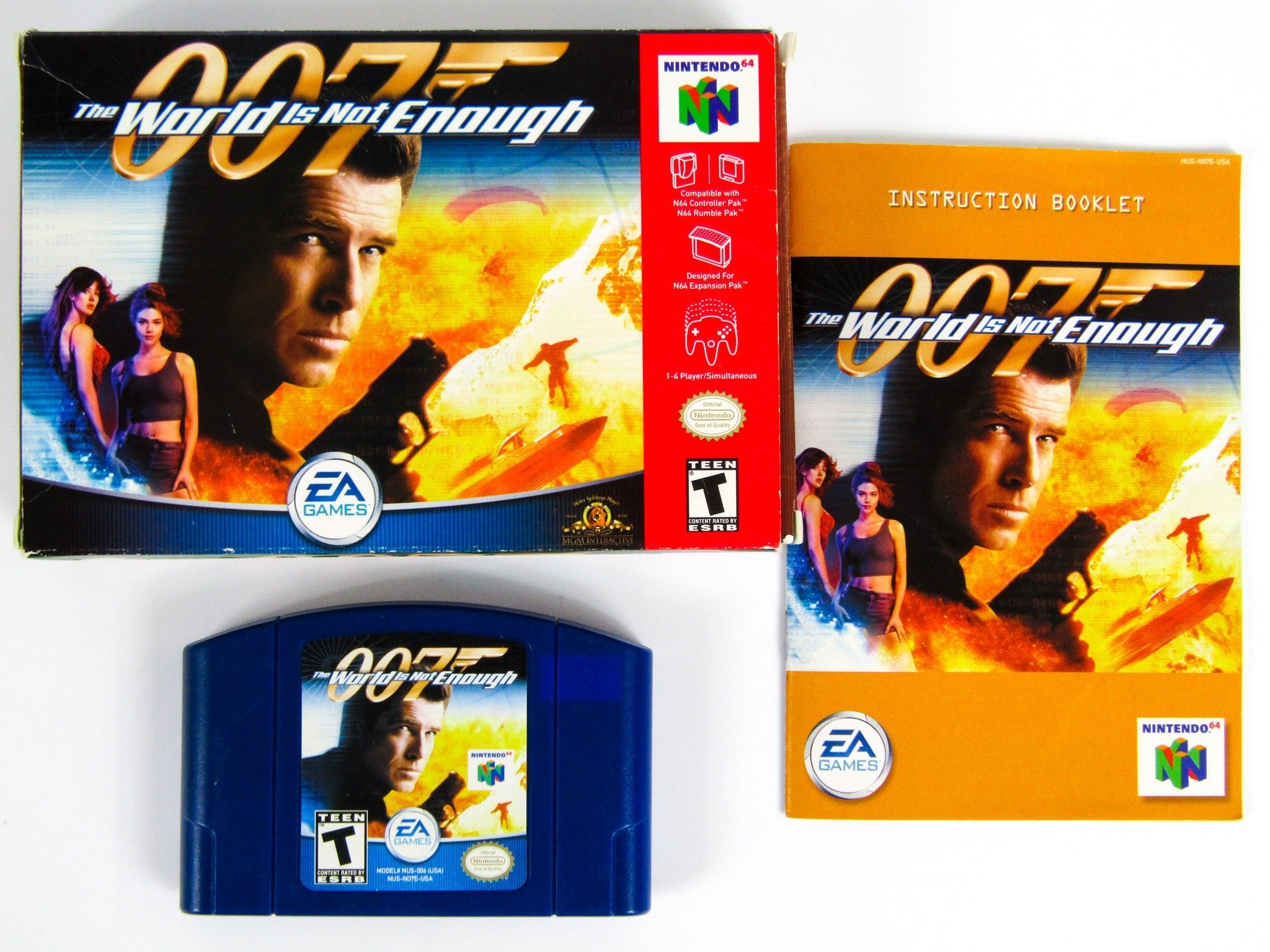 007 World Is Not Enough (Nintendo 64 N64) – Retro MTL