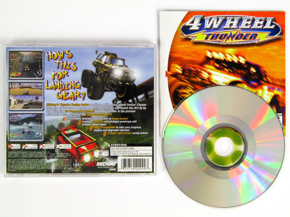 Köp DC 4 Wheel Thunder: Sega Dreamcast - Concept Entertainment