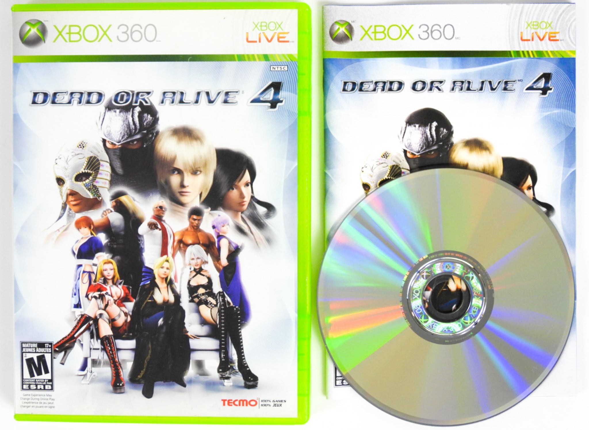 Dead or Alive 4 - XBOX 360 - complet - état correct - PAL FR Dead or Alive 4 - XBOX 360 - complet - état correct - PAL FR