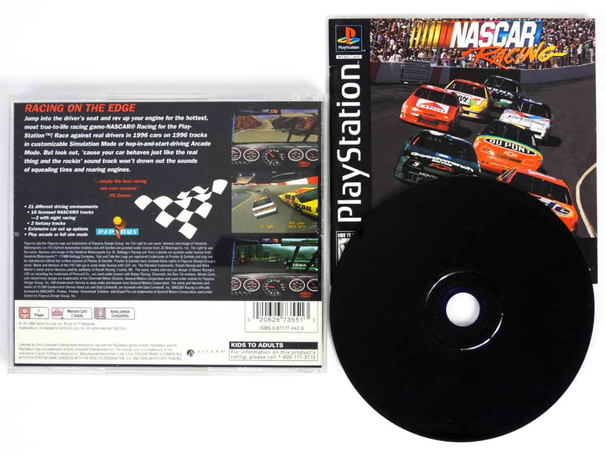 Nascar hot sale racing ps1