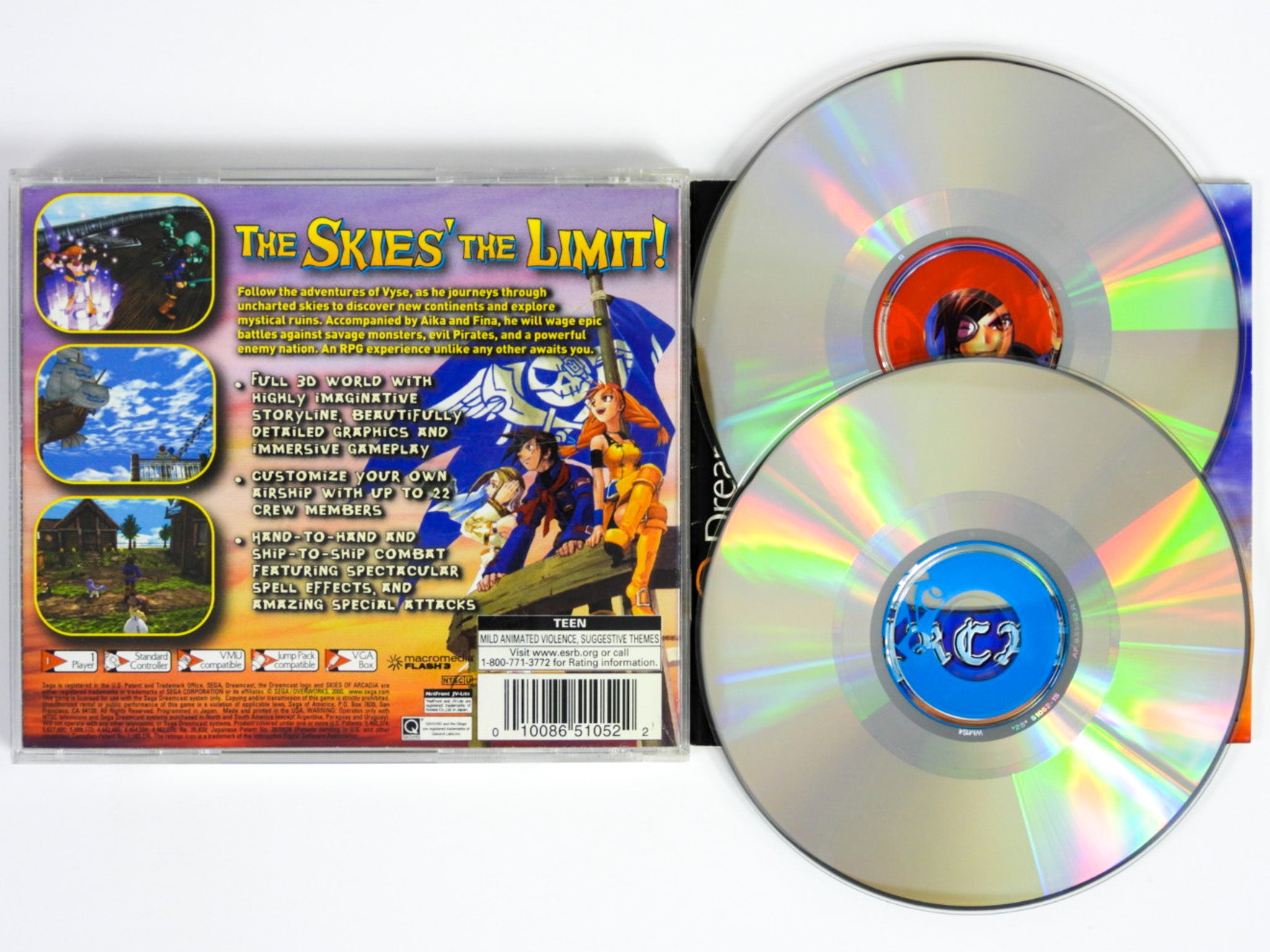 Skies of Arcadia - DC - Jeu Occasion Pas Cher Skies of Arcadia - DC - Jeu Occasion Pas Cher