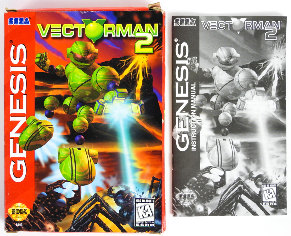 Vectorman 2 [Cardboard Box] (Sega Genesis) – RetroMTL