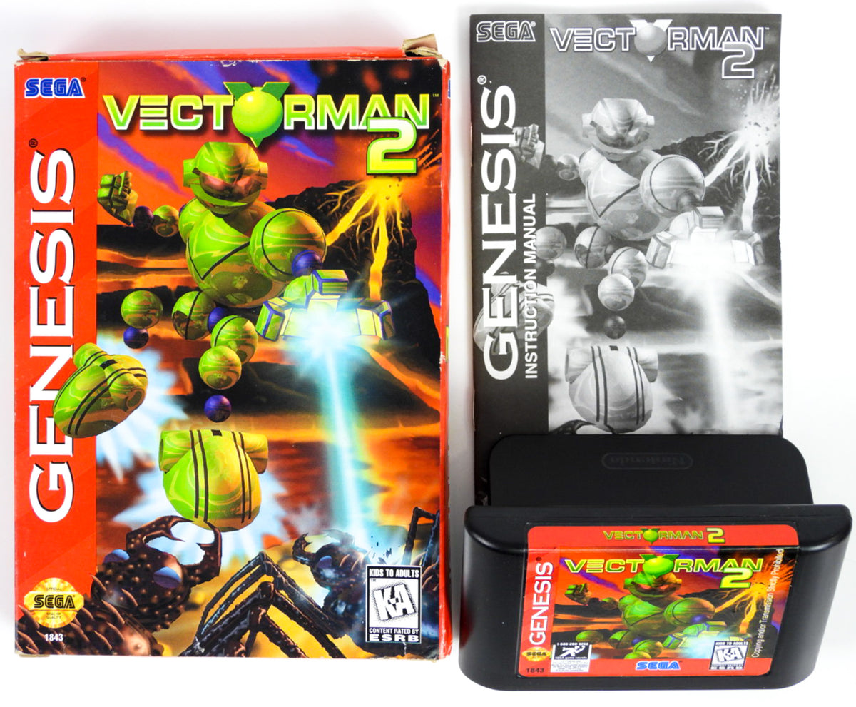 Vectorman 2 [Cardboard Box] (Sega Genesis) – RetroMTL