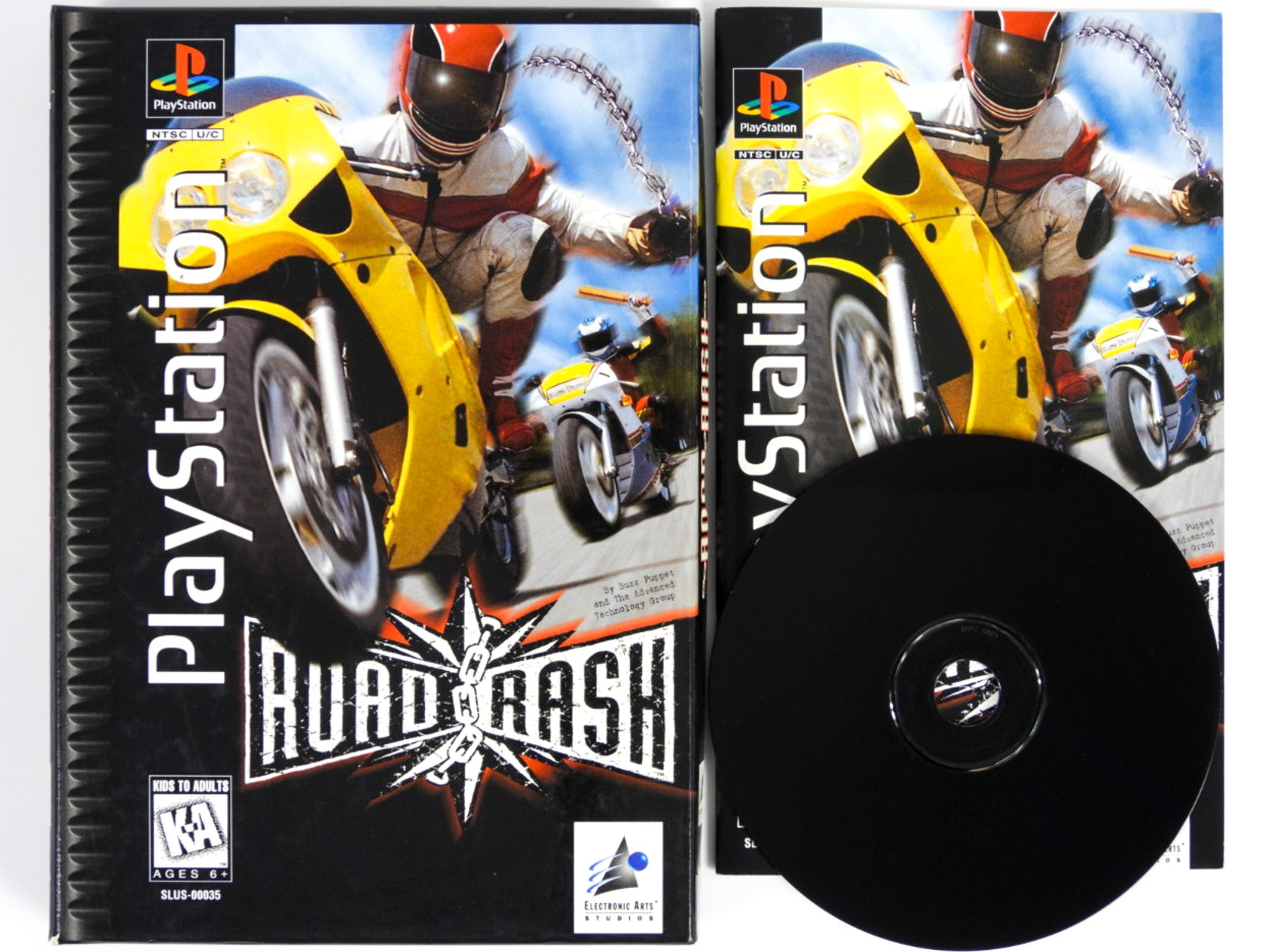 Notice/manuel Du Jeu Road Rash Pour PlayStation 1 (PS1) - État Correct, Origine France