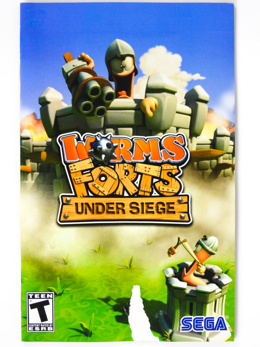 Worms Forts Under Siege PS2 Game Playstation 2 For Sale