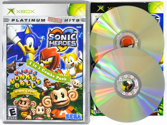 Sonic Heroes And Super Monkey Ball Deluxe (Xbox)
