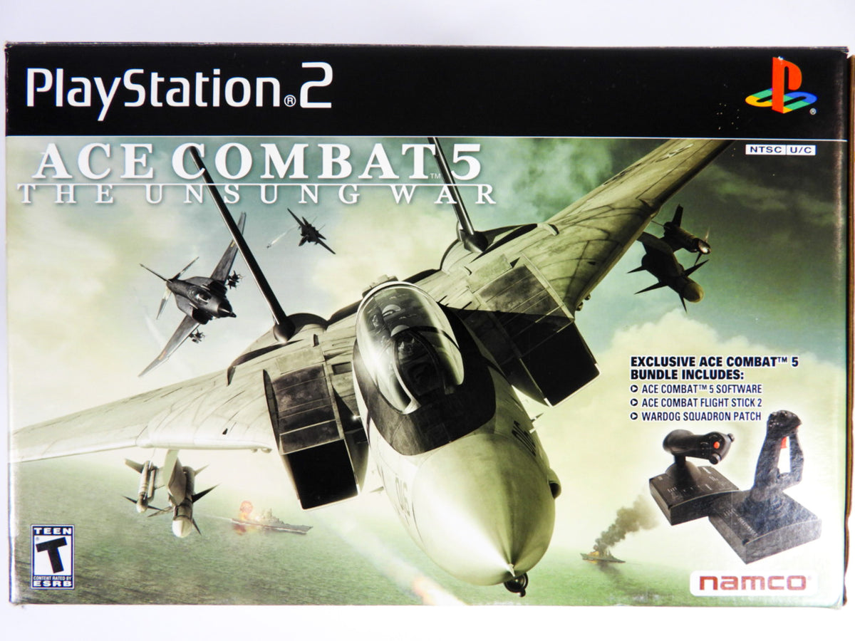 Ace Combat 5 Unsung War with Flightstick 2 shops for Playstation 2