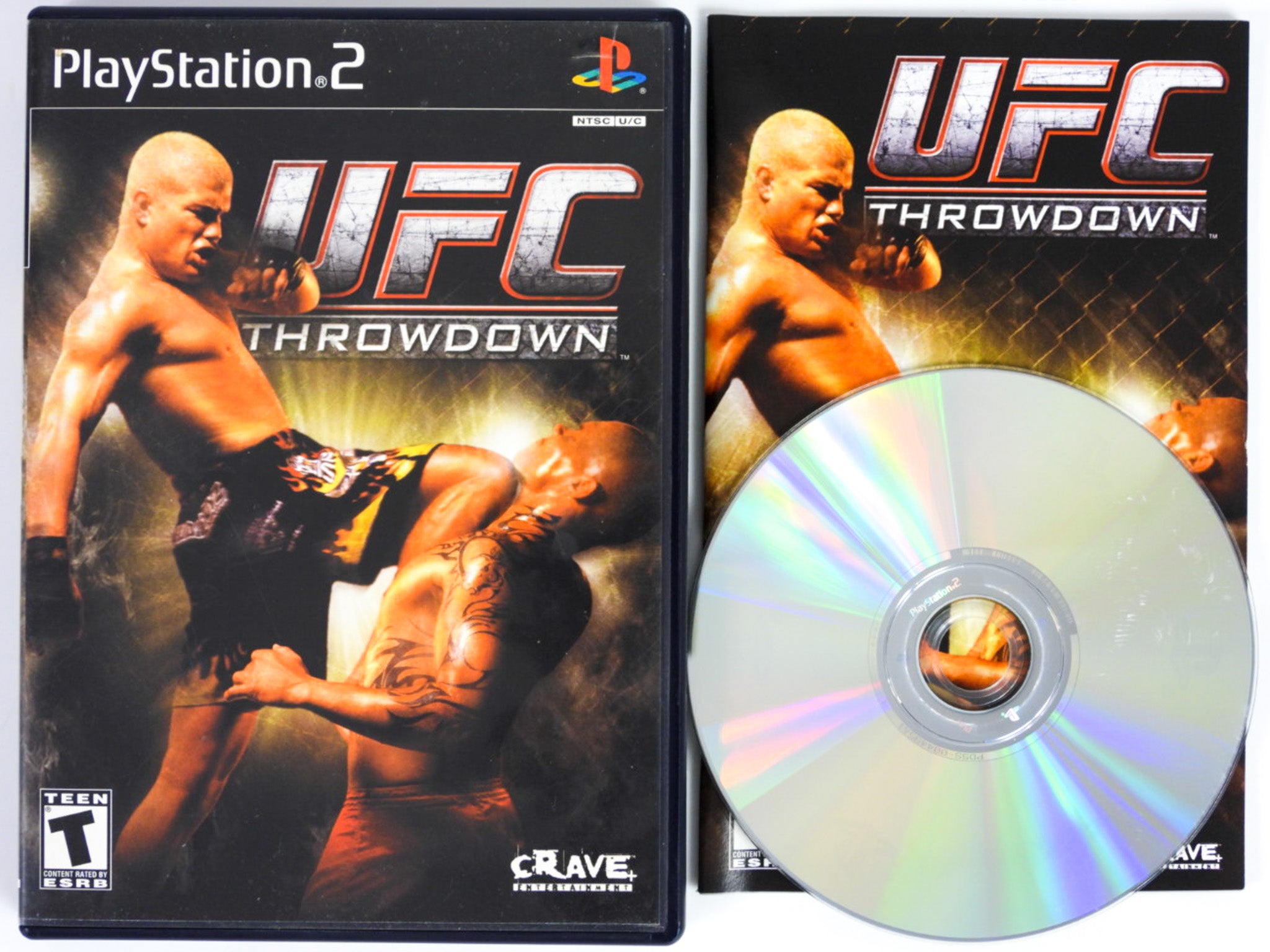 UFC Throwdown Sur PS2 – Jeu Complet Sans Notice, état Correct, Baston Dans L'octogone
