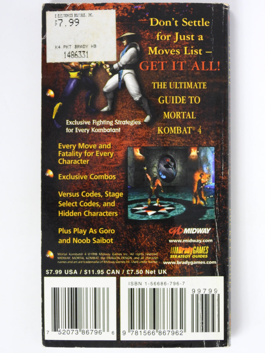 Mortal Kombat II: Fighters Kompanion (Brady Games)