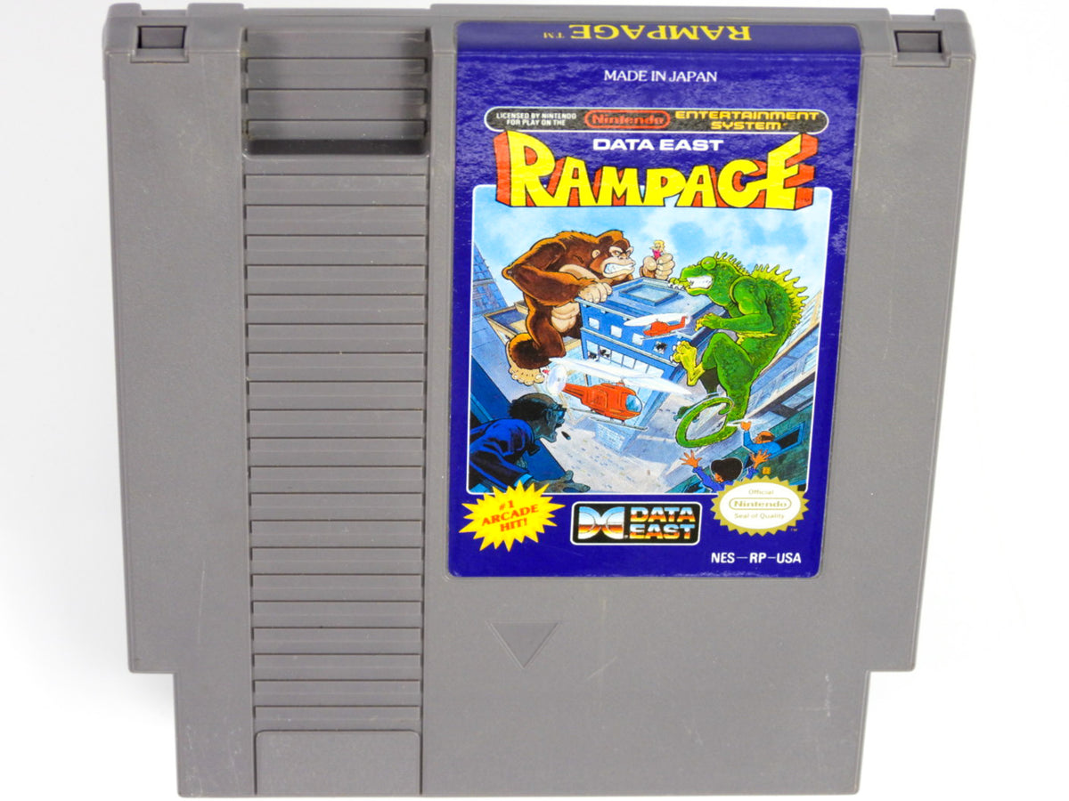 Rampage (Nintendo Entertainment System) NES hot Missing Manual