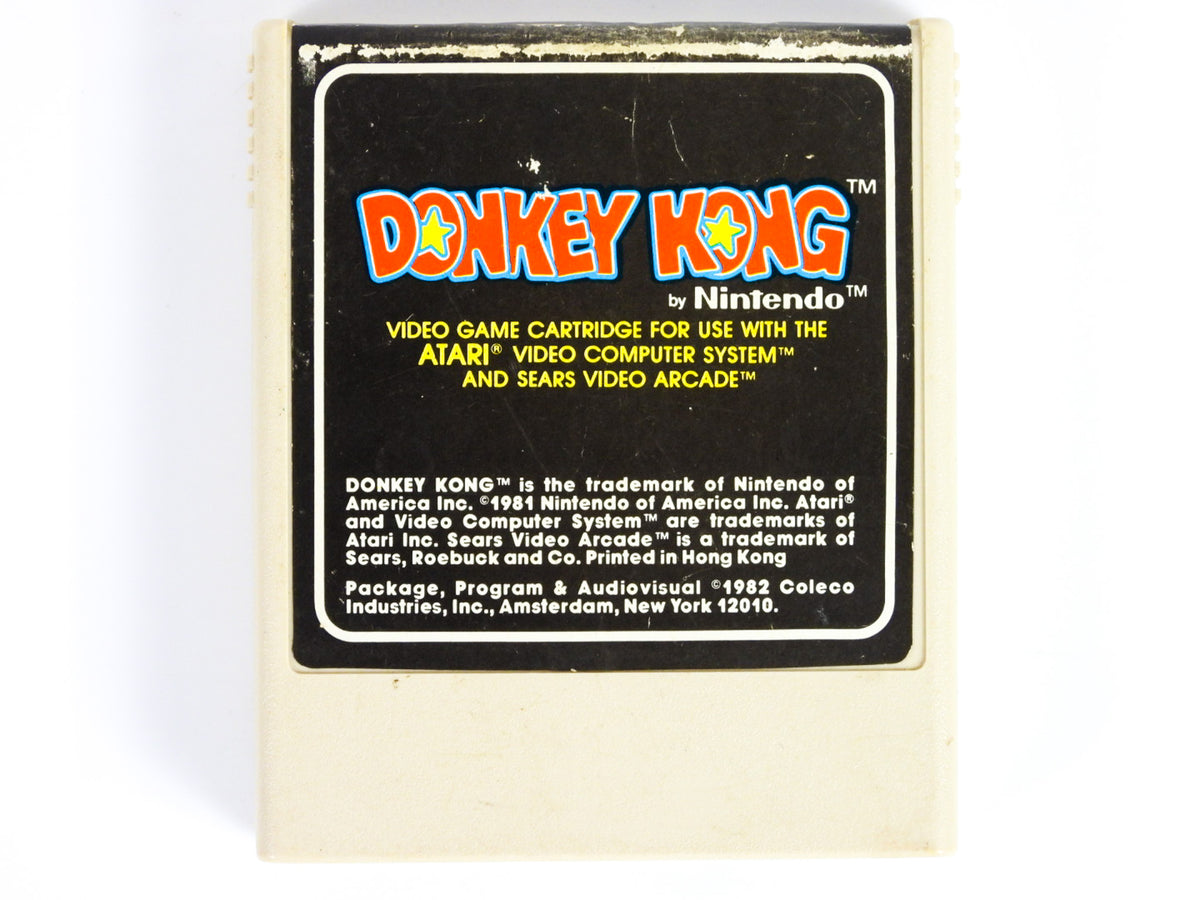 Donkey Kong Per Atari 2600 - Cartuccia Pulita E Testata, Buone Condizioni