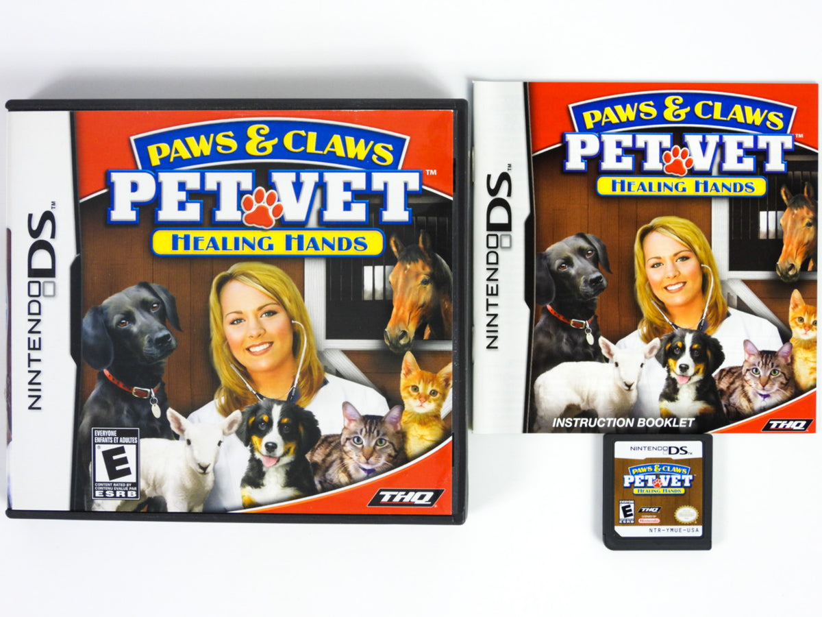 Paws and Claws Pet Vet 2 Healing Hands DS Game