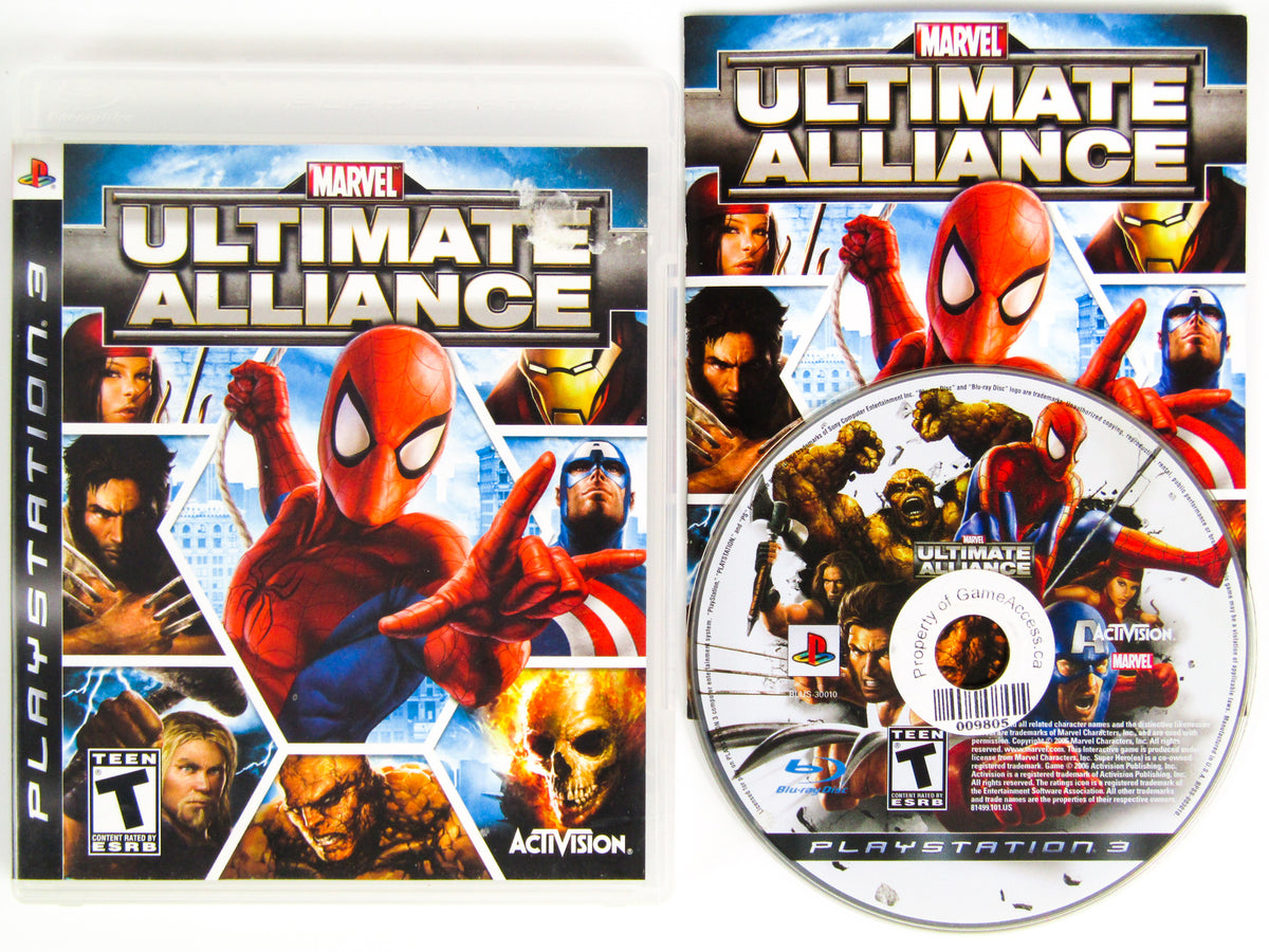 Marvel Ultimate Alliance Game Ps3 Marvel Marvel Ultimate Alliance
