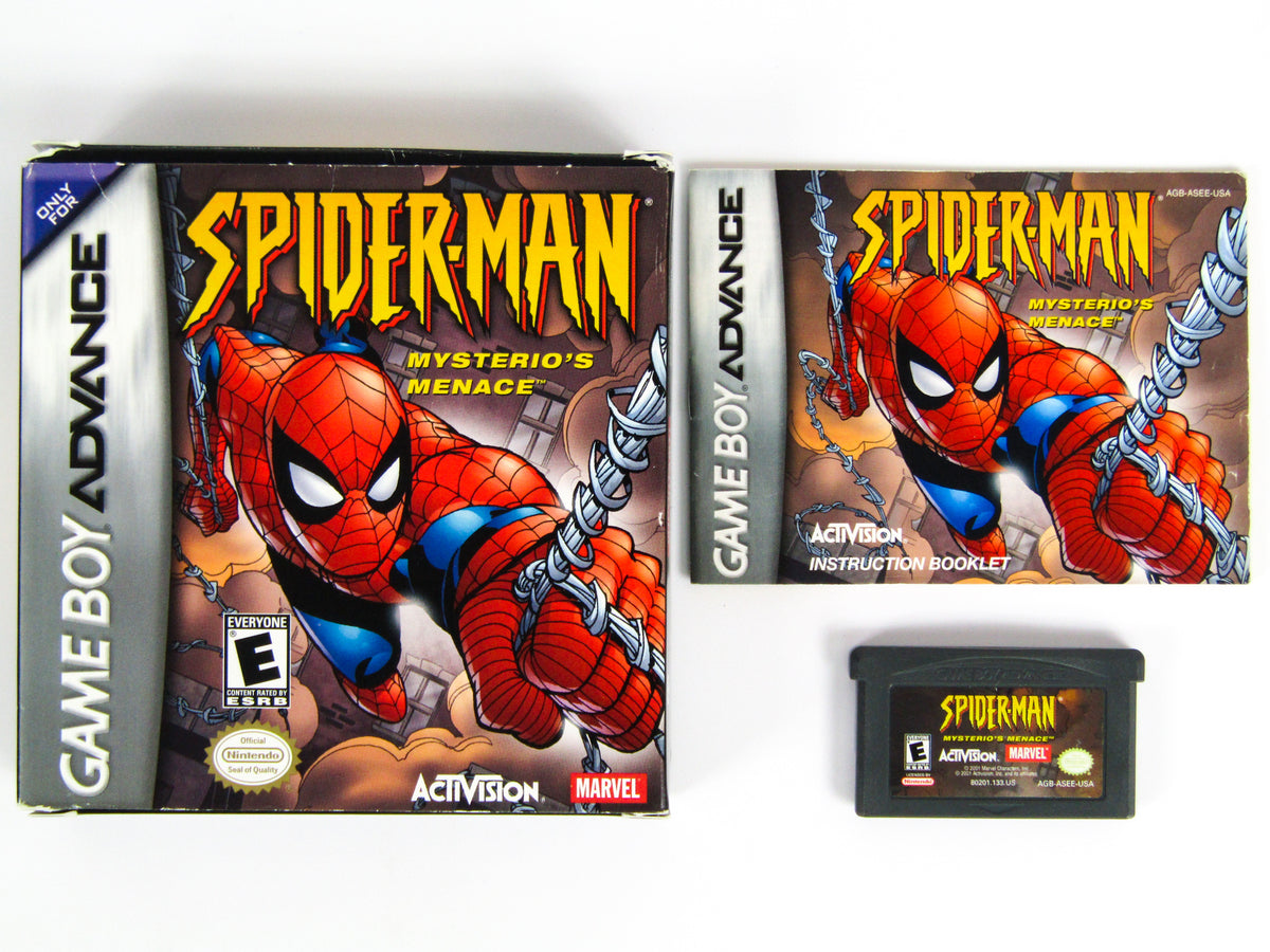 SPIDER-MAN MYSTERIO'S MENACE PAL FRA GAME BOY ADVANCE COMPLET BON ETAT