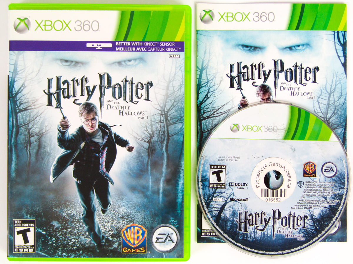 Jeu Xbox 360 Harry Potter Et Les Reliques De La Mort - Bon état - Boîtier Inclus