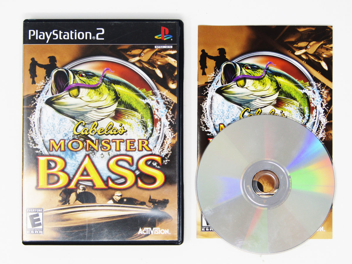 PS2 GAME CABELA'S MONSTER BASS