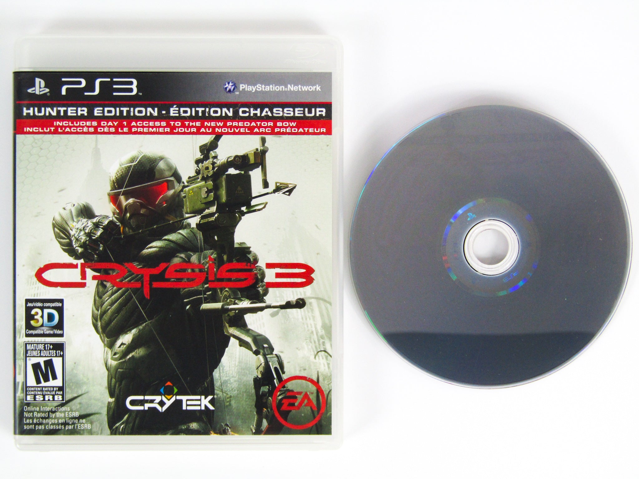 Jeu PS3 Crysis 3 - Fonctionnel, Manque Notice - Vintage Playstation Jeu PS3 Crysis 3 - Fonctionnel, Manque Notice - Vintage Playstation