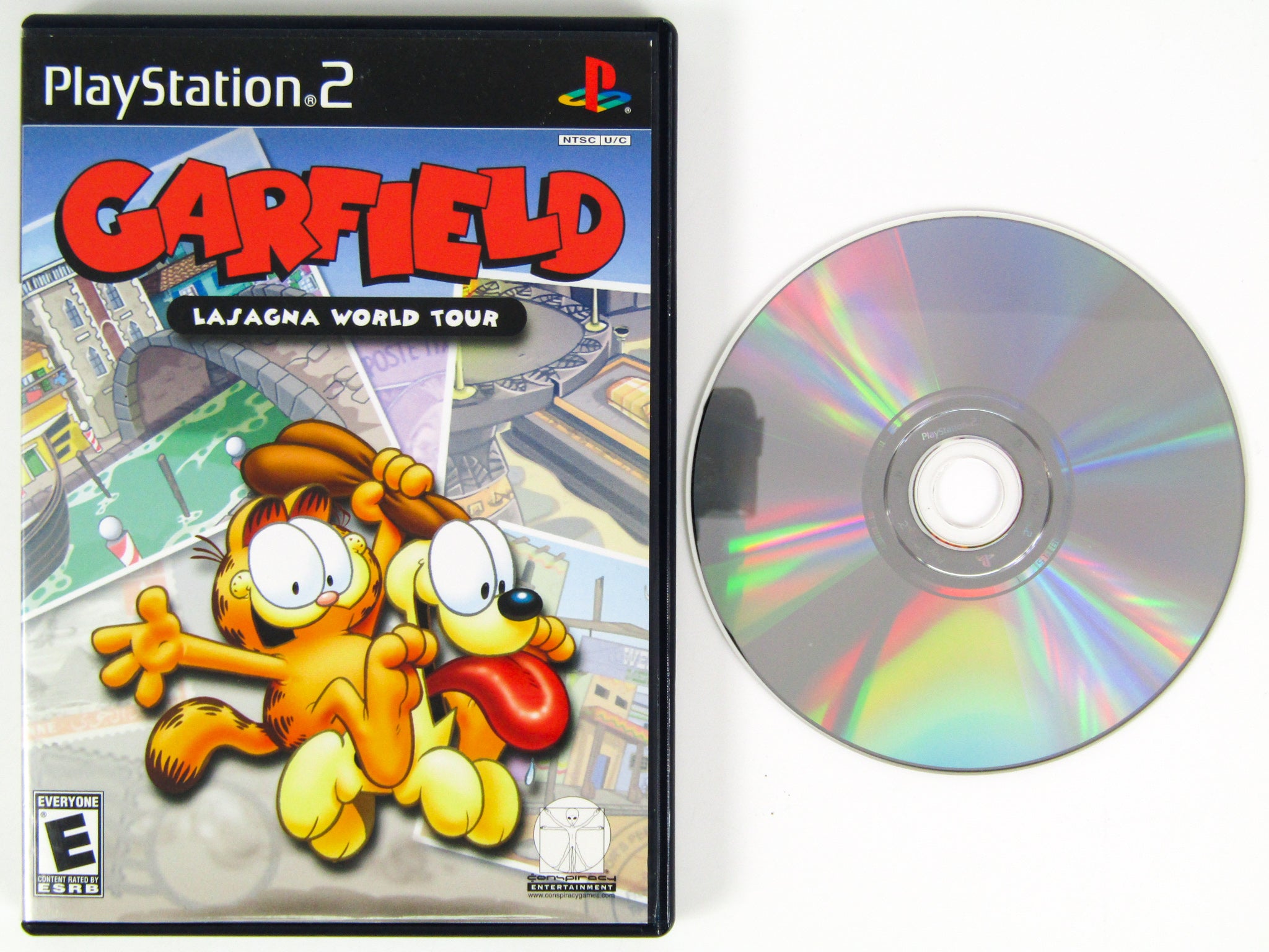 Garfield Lasagna World Tour PlayStation 2 PS2 Retro MTL garfield-lasagna-world-tour-playstation-2-ps2-retro-mtl