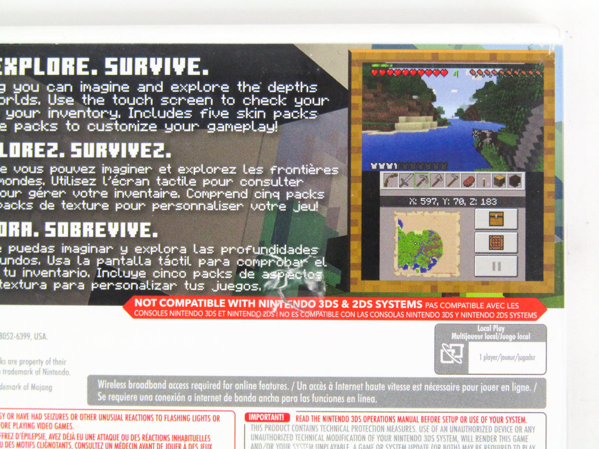 Minecraft (Nintendo Wii U) – RetroMTL