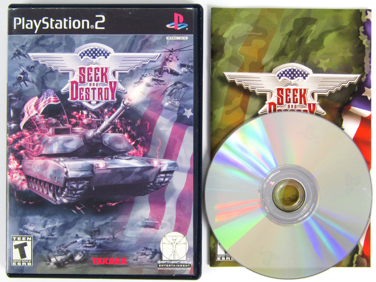 Seek And Destroy (Playstation 2 / PS2) – RetroMTL