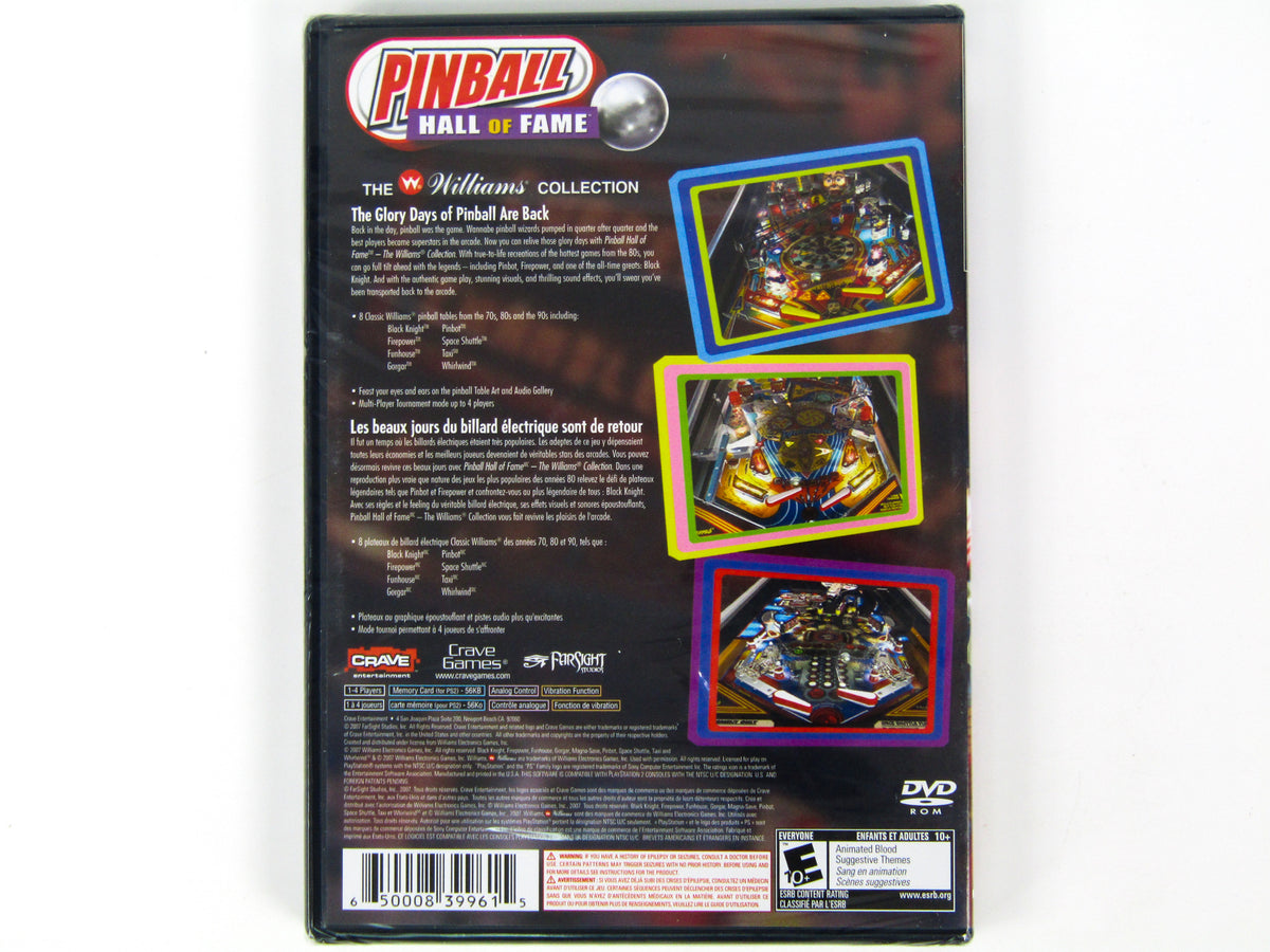 Pinball Hall Of Fame: The Williams Collection (Playstation 2 / PS2