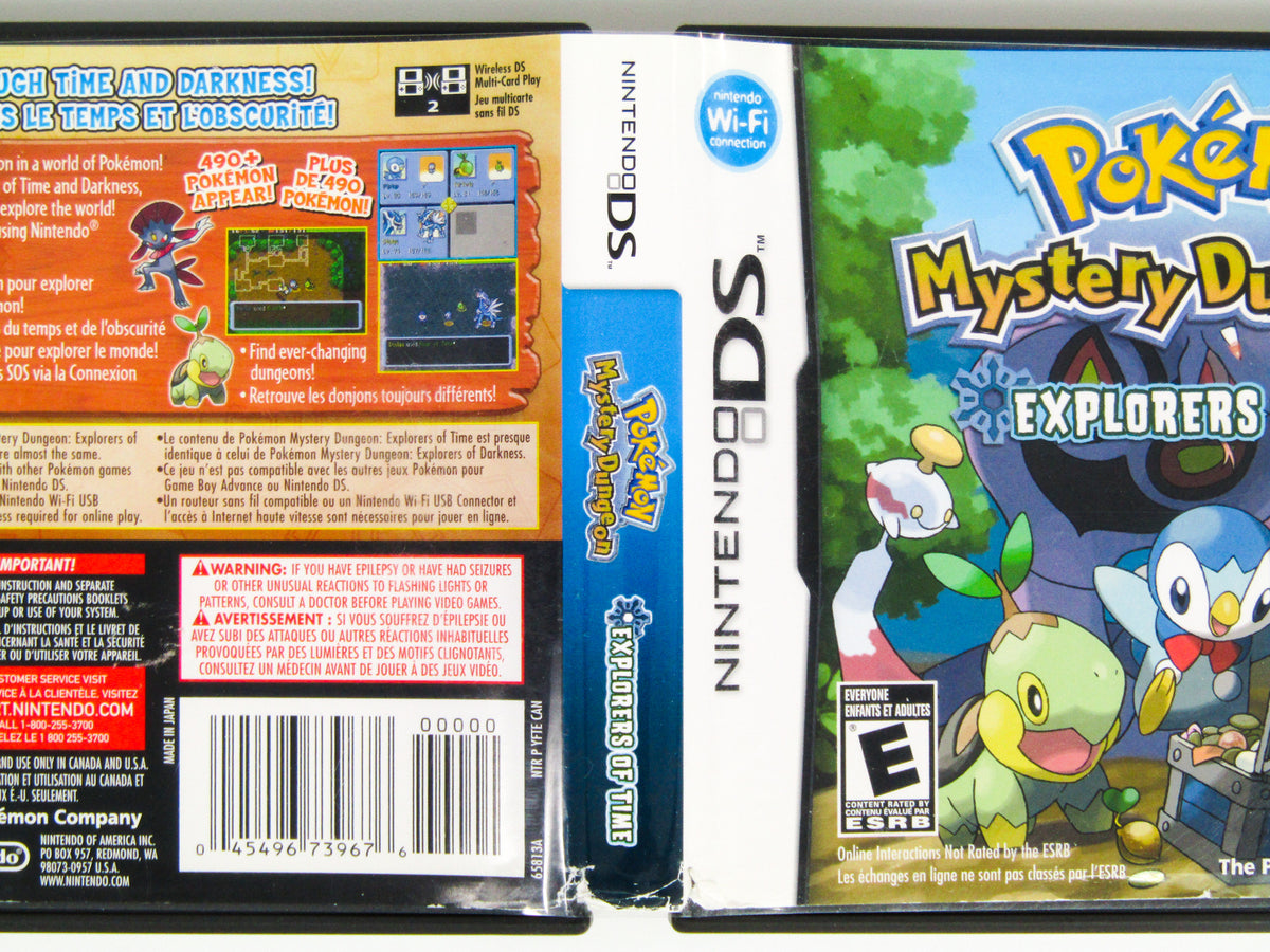 Pokemon Mystery Dungeon Explorers of Time (Nintendo DS) – RetroMTL