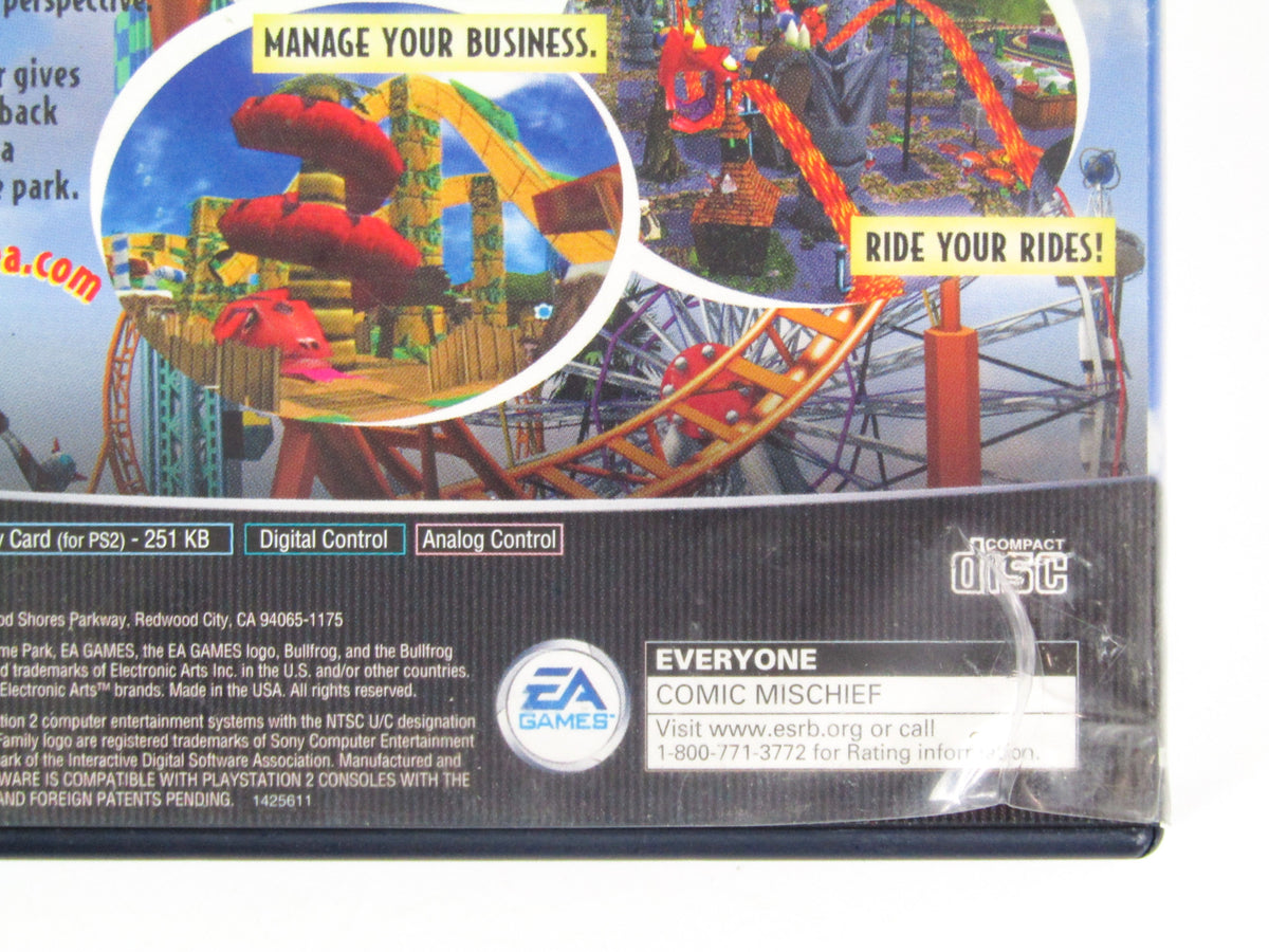 Theme Park Roller Coaster Playstation 2 PS2 RetroMTL