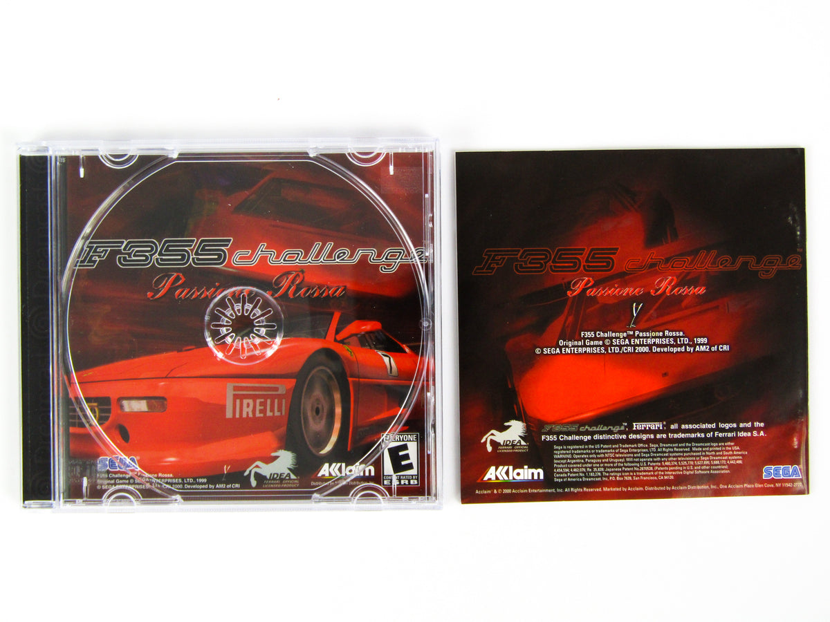 F355 Challenge Sur Sega Dreamcast - Complet PAL CIB