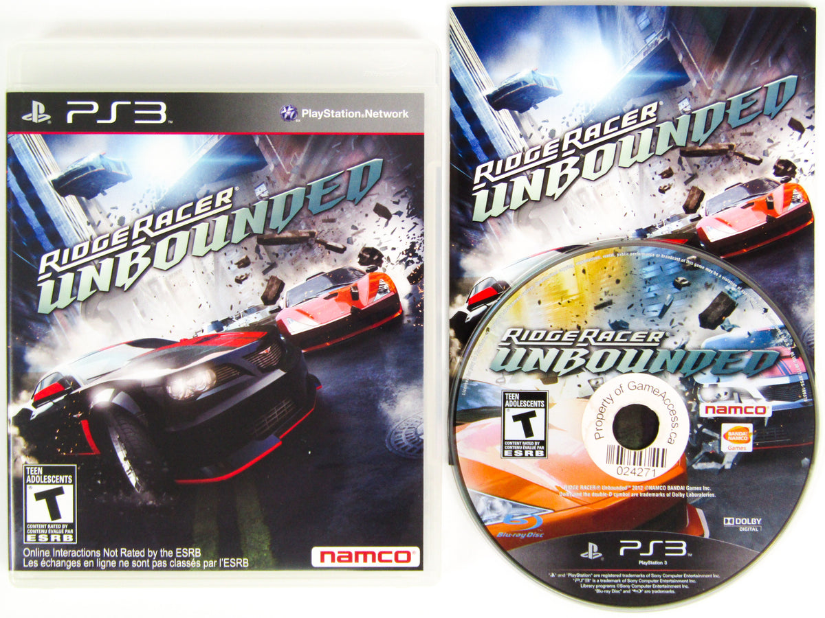 Ridge Racer Unbounded (Playstation 3 / PS3) – RetroMTL