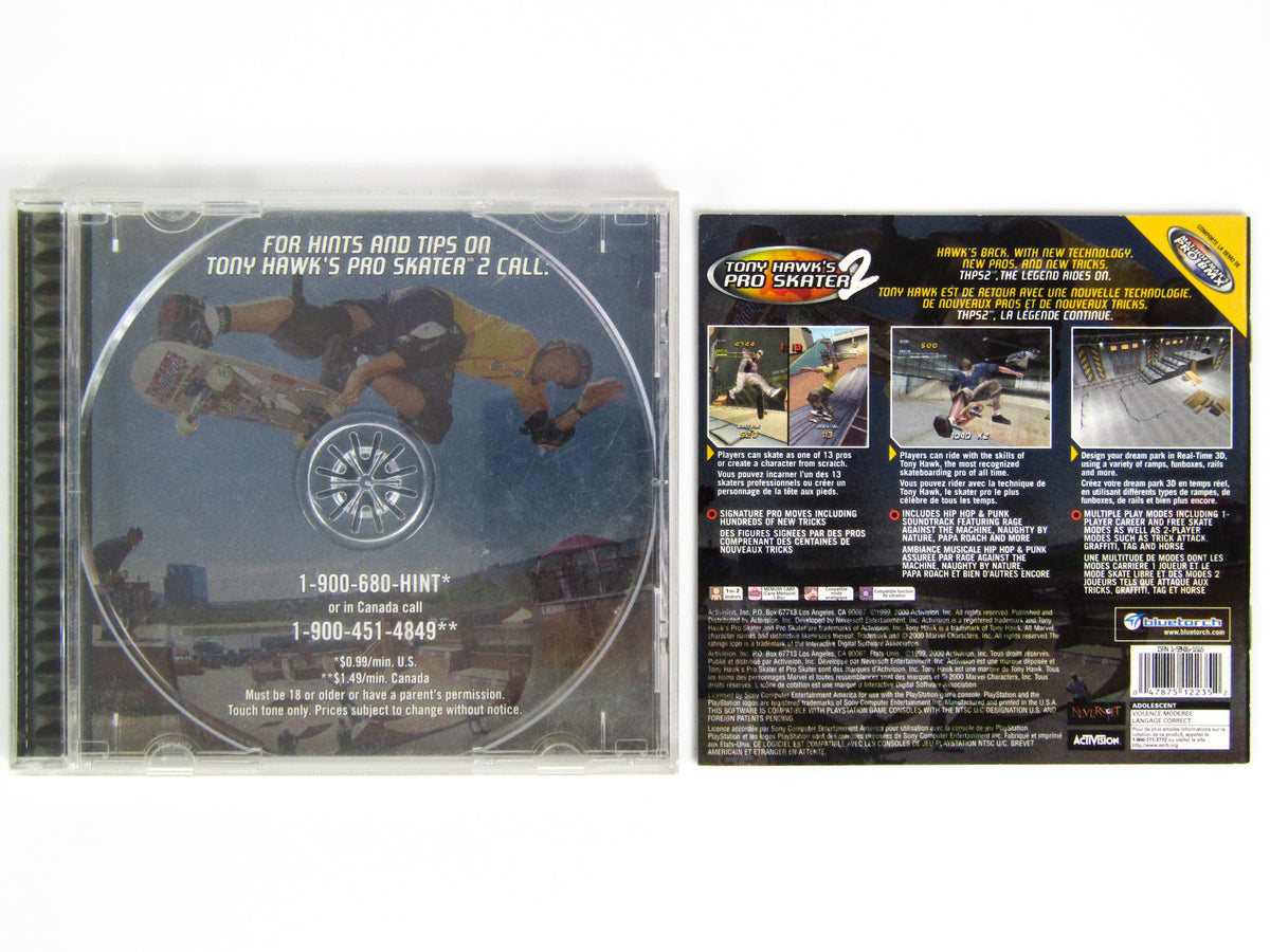 playstation tony hawk 2