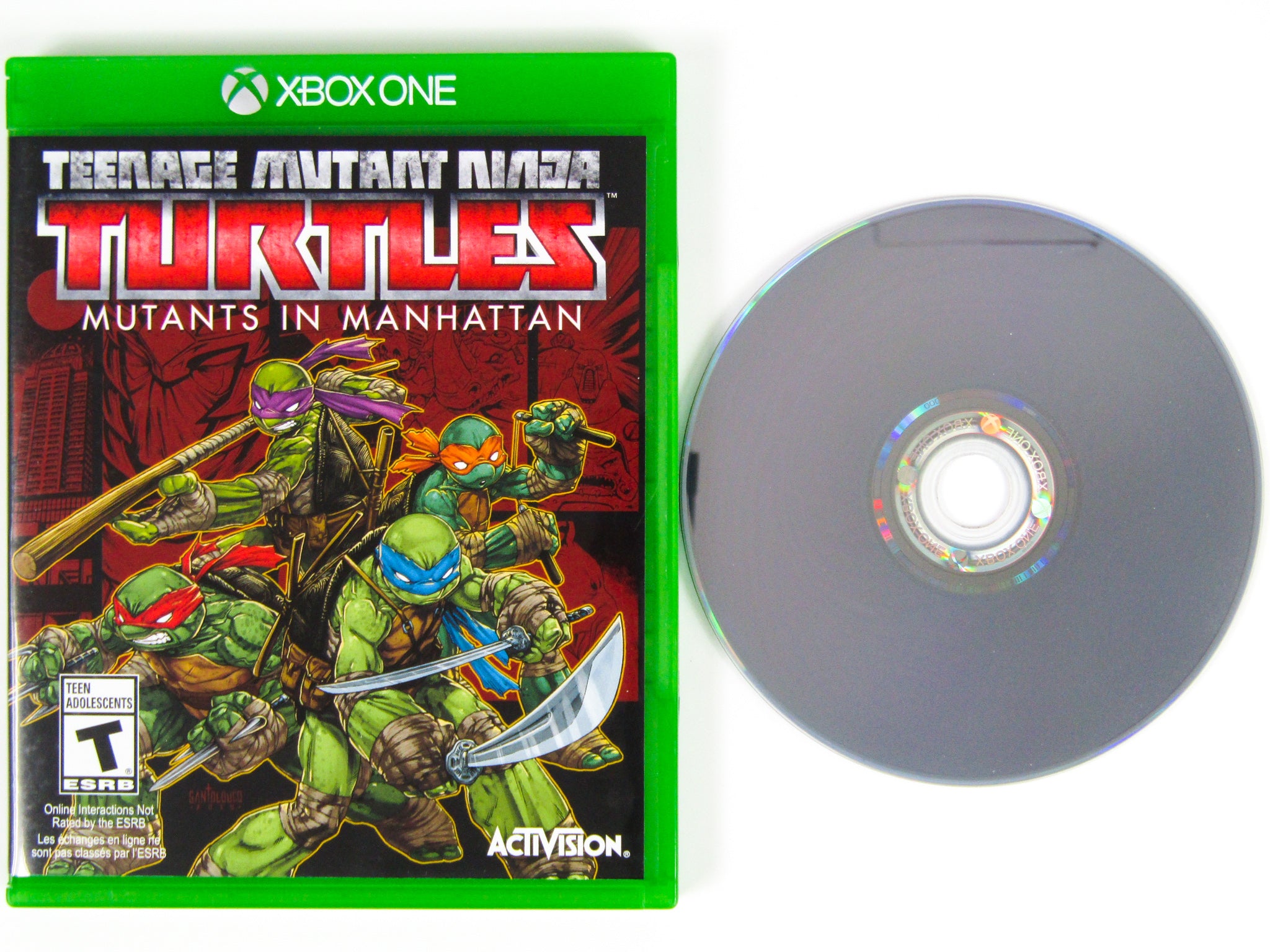 Jeu Xbox One Teenage Mutant Ninja Turtles : Des Mutants à Manhattan - État Correct