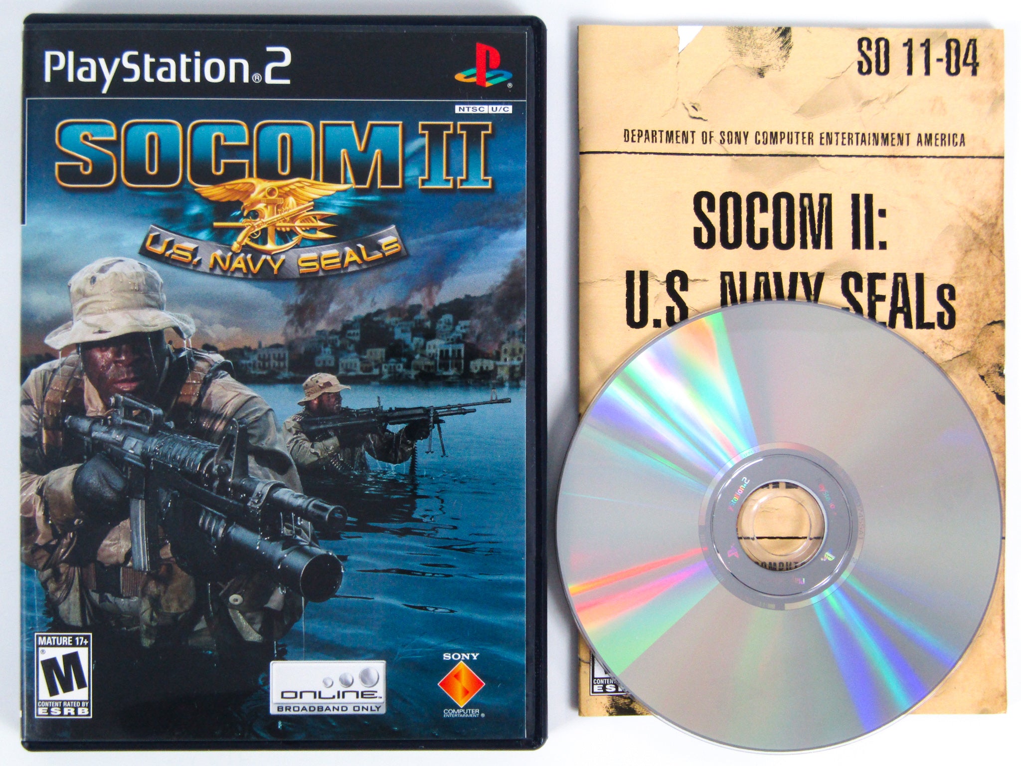 SOCOM II 2: US Navy Seals (PlayStation 2 / PS2) – Retro MTL SOCOM II 2: US Navy Seals (PlayStation 2 / PS2) – Retro MTL