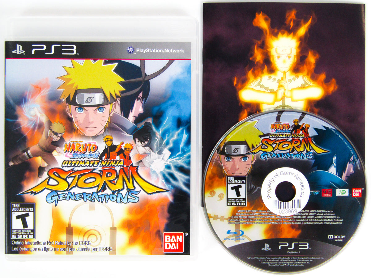 Naruto Shippuden Ultimate Ninja Storm Generations (Playstation 3 / PS3 –  RetroMTL