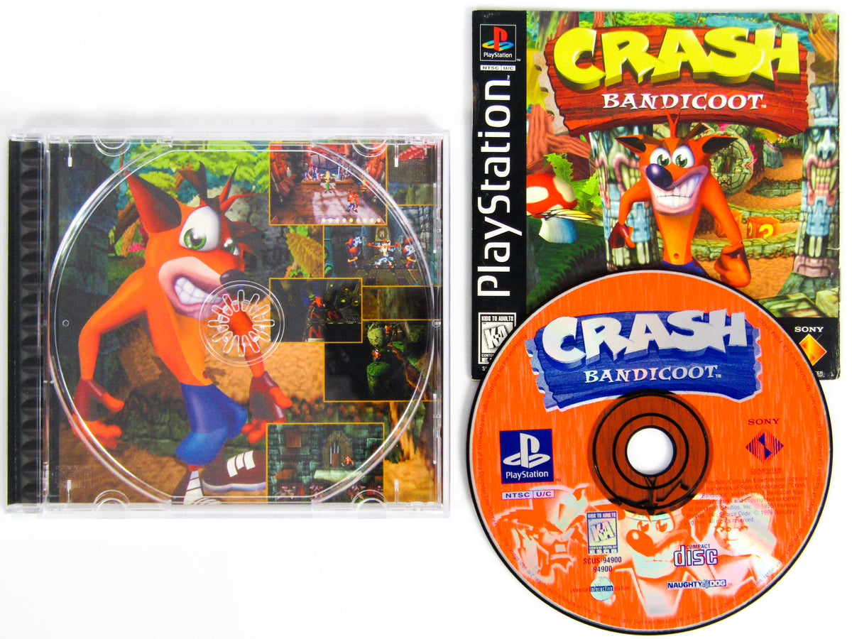 Crash Bandicoot Black Label store For Playstation 1