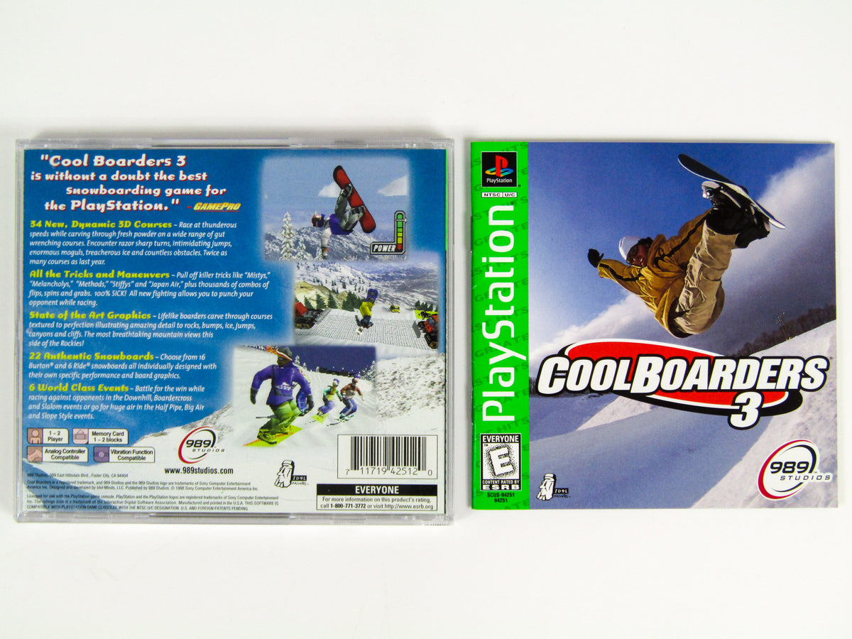 Cool Boarders 3 [SCUS-94251] ROM, PSX Game
