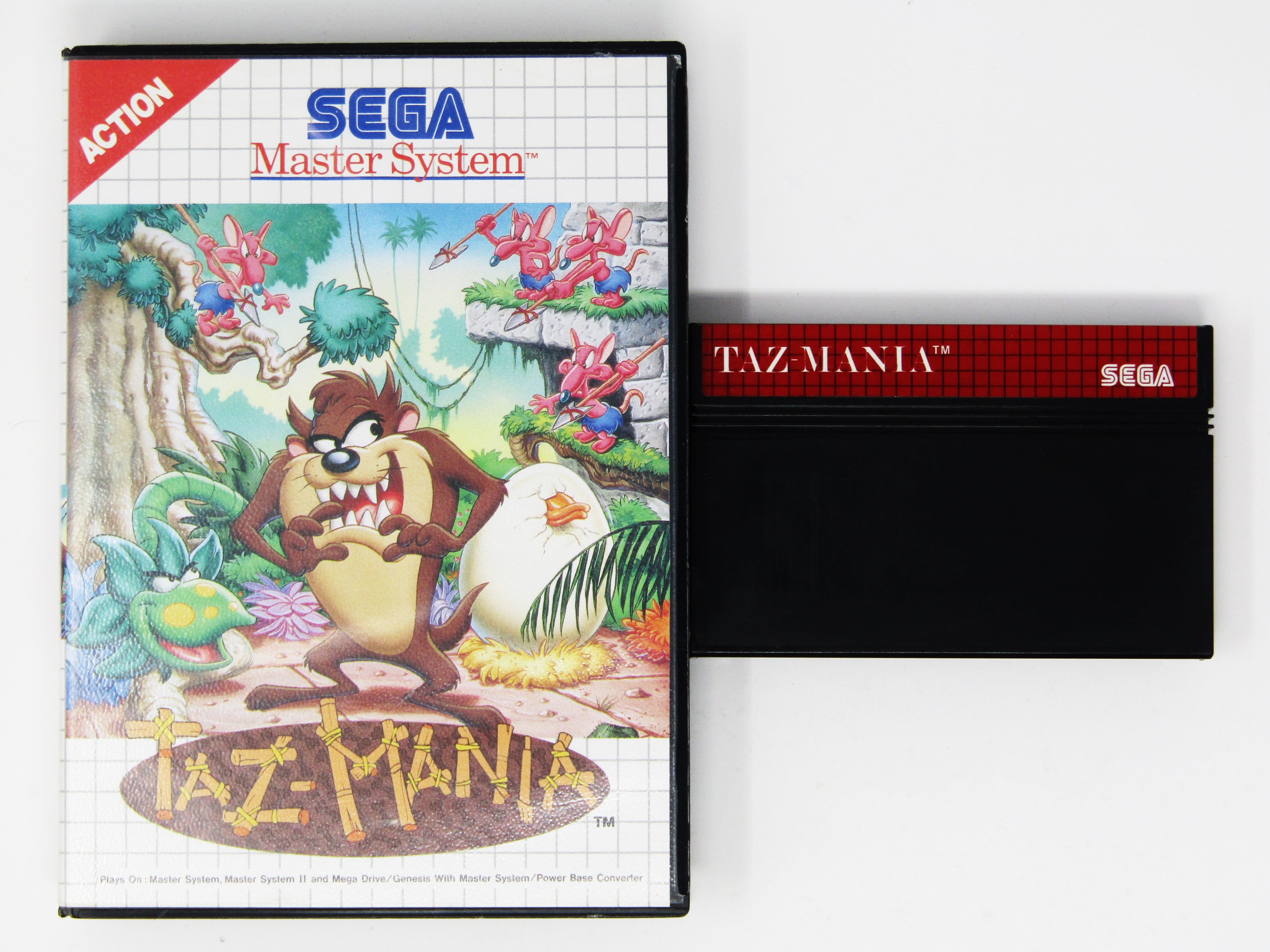 Jeu Vidéo Taz-Mania - Sega Master System - Bon état - Jeu D'action/aventure