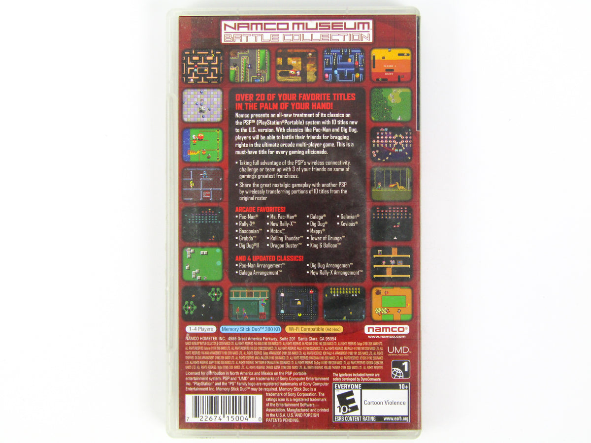 Jeu PSP Namco Museum Battle Collection UK - Occasion Très Bon état - Sans Notice Display
